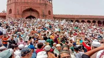 Delhi police books prophet row protesters at Jama Masjid under Covid rules