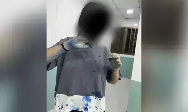 Ink attack on woman who accused ministers son of rape
