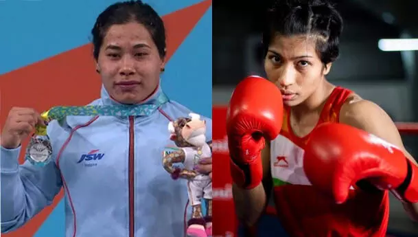 CWG: Weightlifter Bindyarani lifts Silver; boxer Lovlina in quarters
