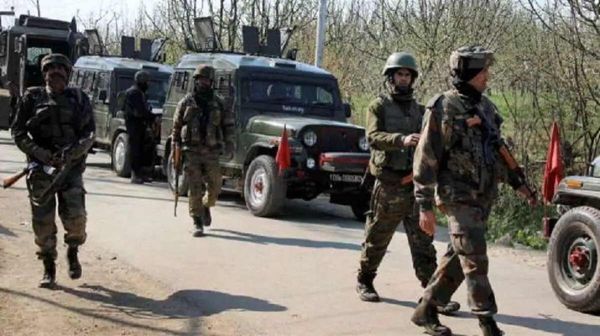Jammu & Kashmir security forces engage in gunfight with terrorists in Kulgam