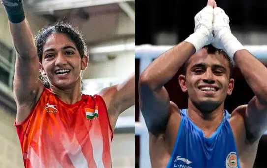 CWG Boxing: Indias Nitu Ghanghas, Amit Panghal hits Gold