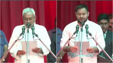 Nitish Kumar takes oath as Bihar CM; Tejashwi Yadav as deputy CM