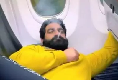 Video of man smoking inside aircraft; SpiceJet said action initiated