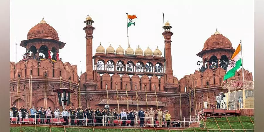 Security intensified at Red Fort as 7000 invitees to arrive at Red Fort for I-Day celebration