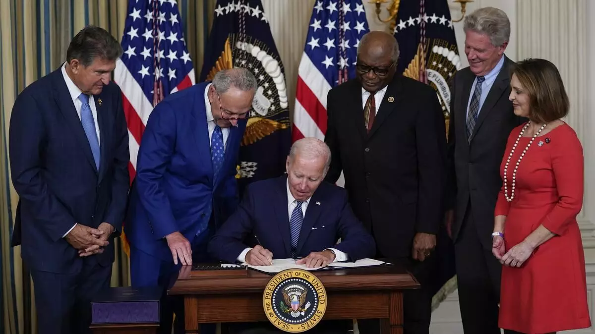 US President Biden signs major climate change and health care law