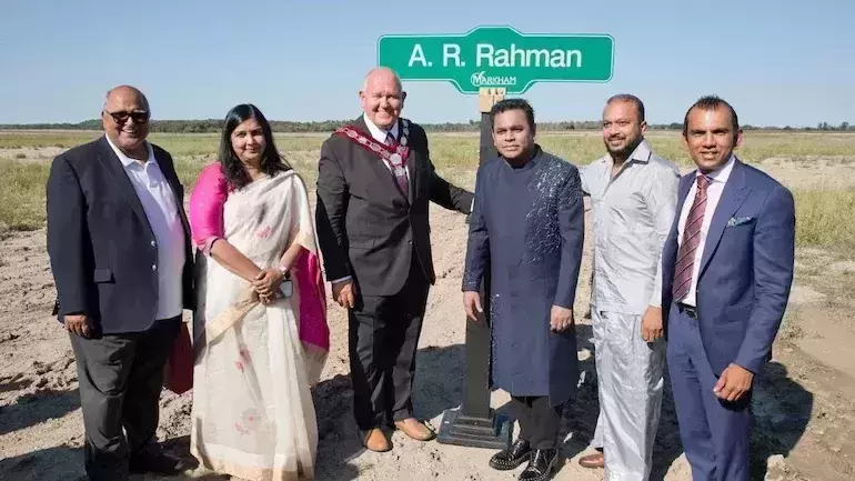 Canadian city names a street after AR Rahman