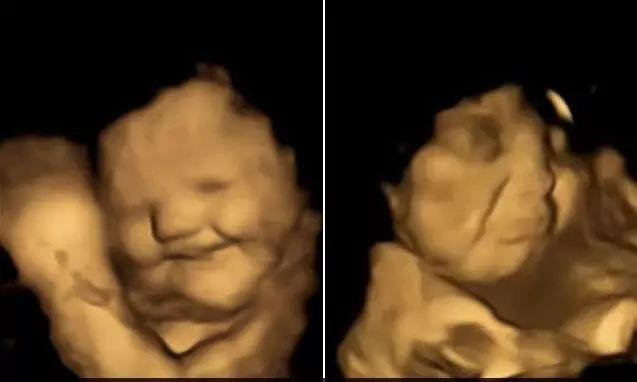 Babies in the womb maybe crying as mother eats foods it does not like