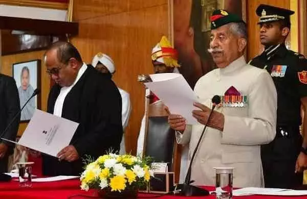 BD Mishra sworn in as governor of Meghalaya
