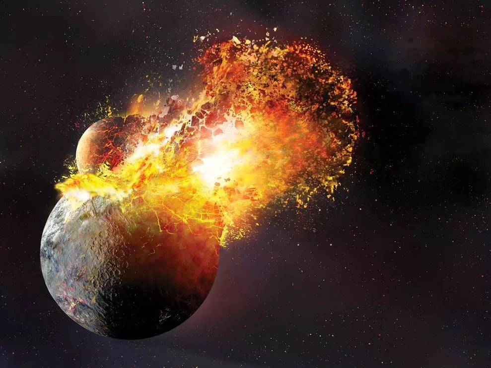 The moon was born within hours after the giant impact: new study