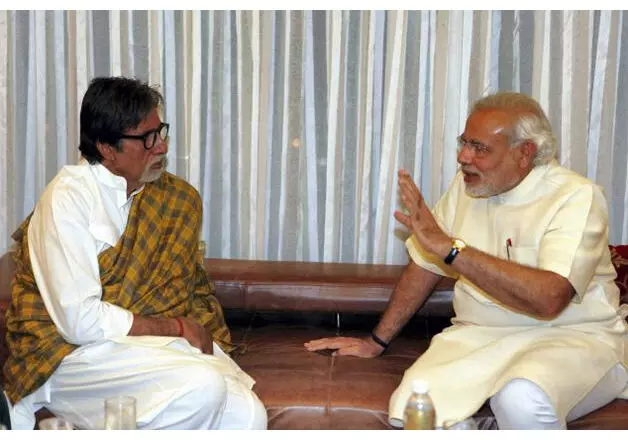 Modi greets Amitabh Bachchan on birthday, calls remarkable Film Personality