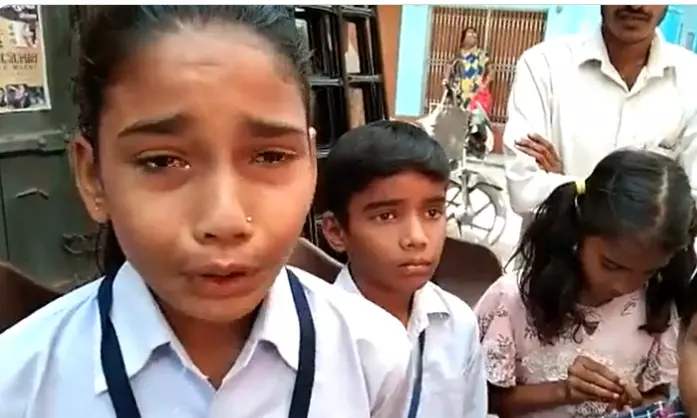 UP Schoolgirl cries over missing exam due to not paying fees, Video garners attention