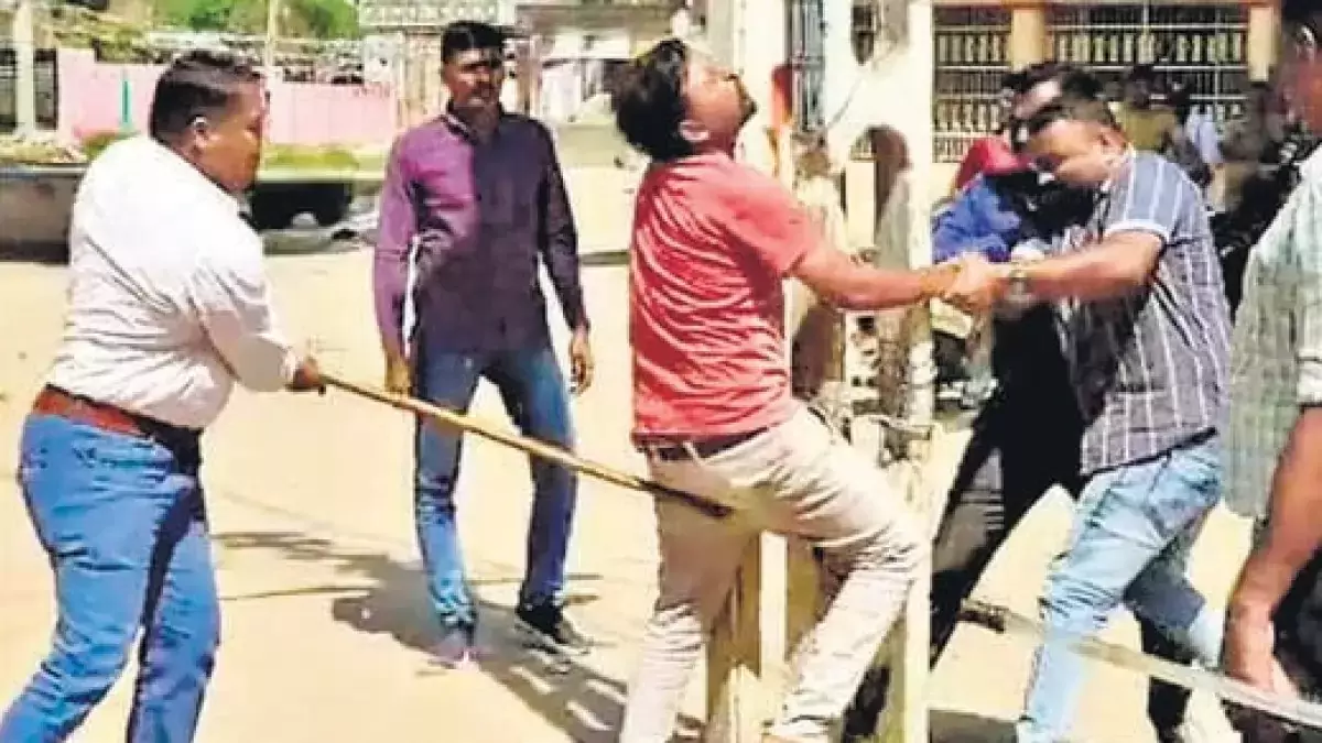 Gujarat High Court issues notice to police over Kheda public flogging