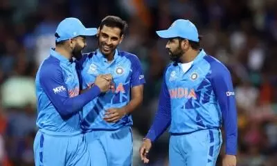 T20I WC 2022: India beats Netherlands; 50 for Rohit, Kohli, Sky