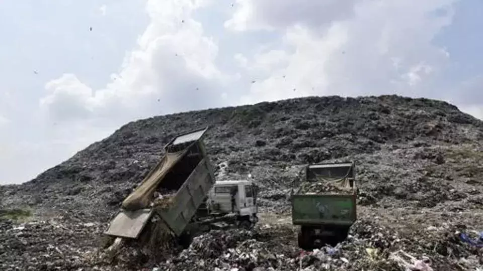 BJP is behind making the landfill site look smaller, claims Manish Sisodia