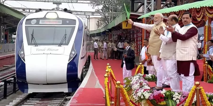 South Indias first Vande Bharat Express in Bengaluru flagged off by PM