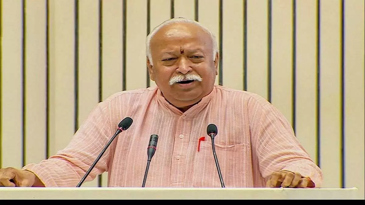 Everyone living in India is a Hindu, says RSS chief