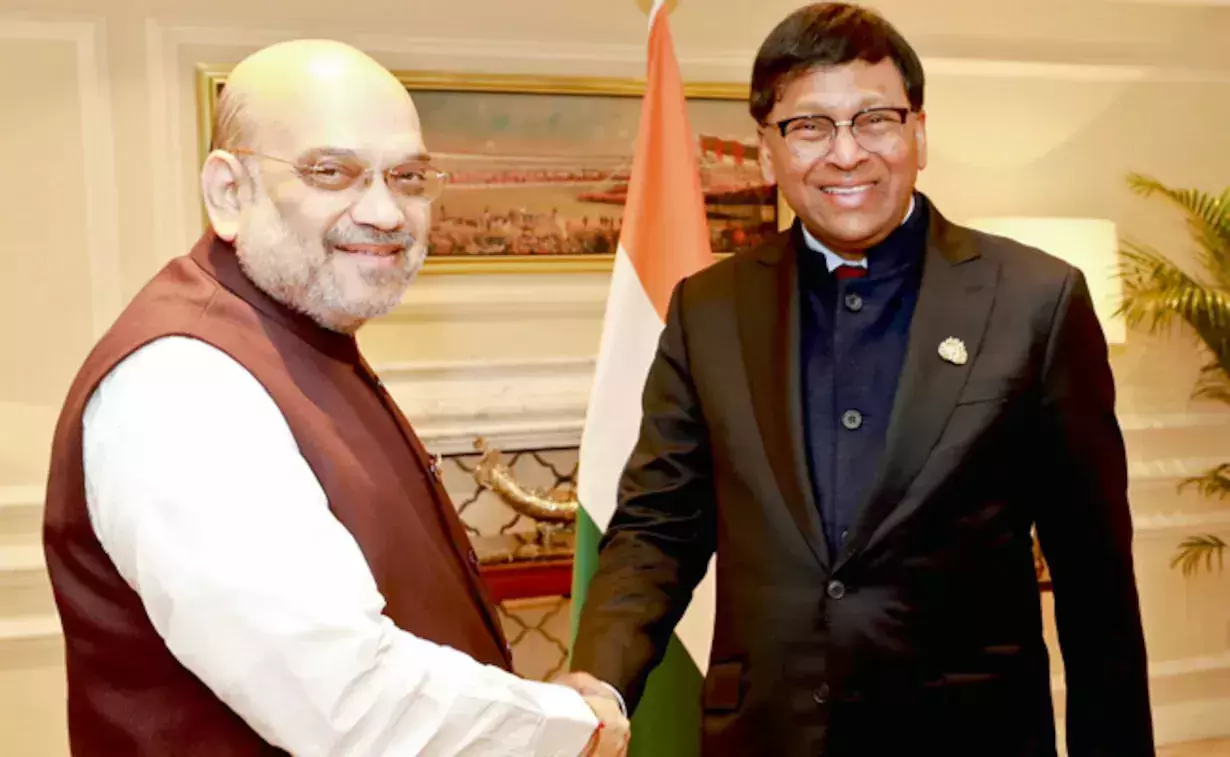 Amit Shah meets with global anti-terror body chief in Delhi