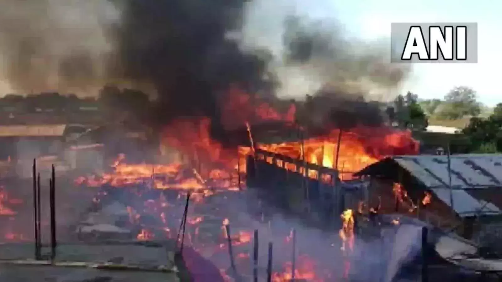 Assam fire: Nearly 100 houses and shops burnt, People are safe