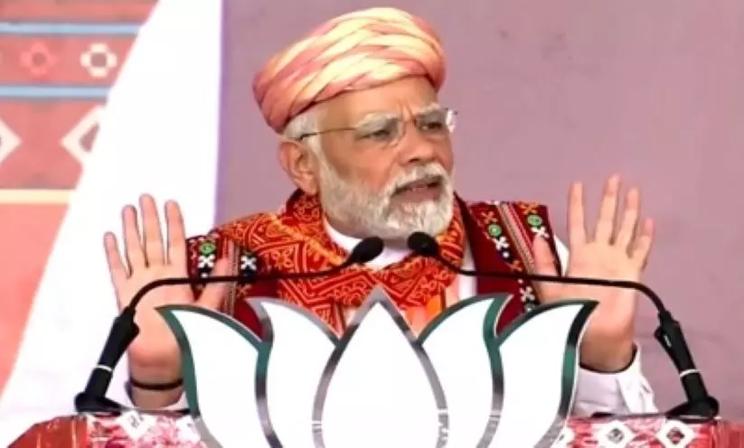 Give up caste politics if Congress wants to be part of Gujarat, says PM Modi