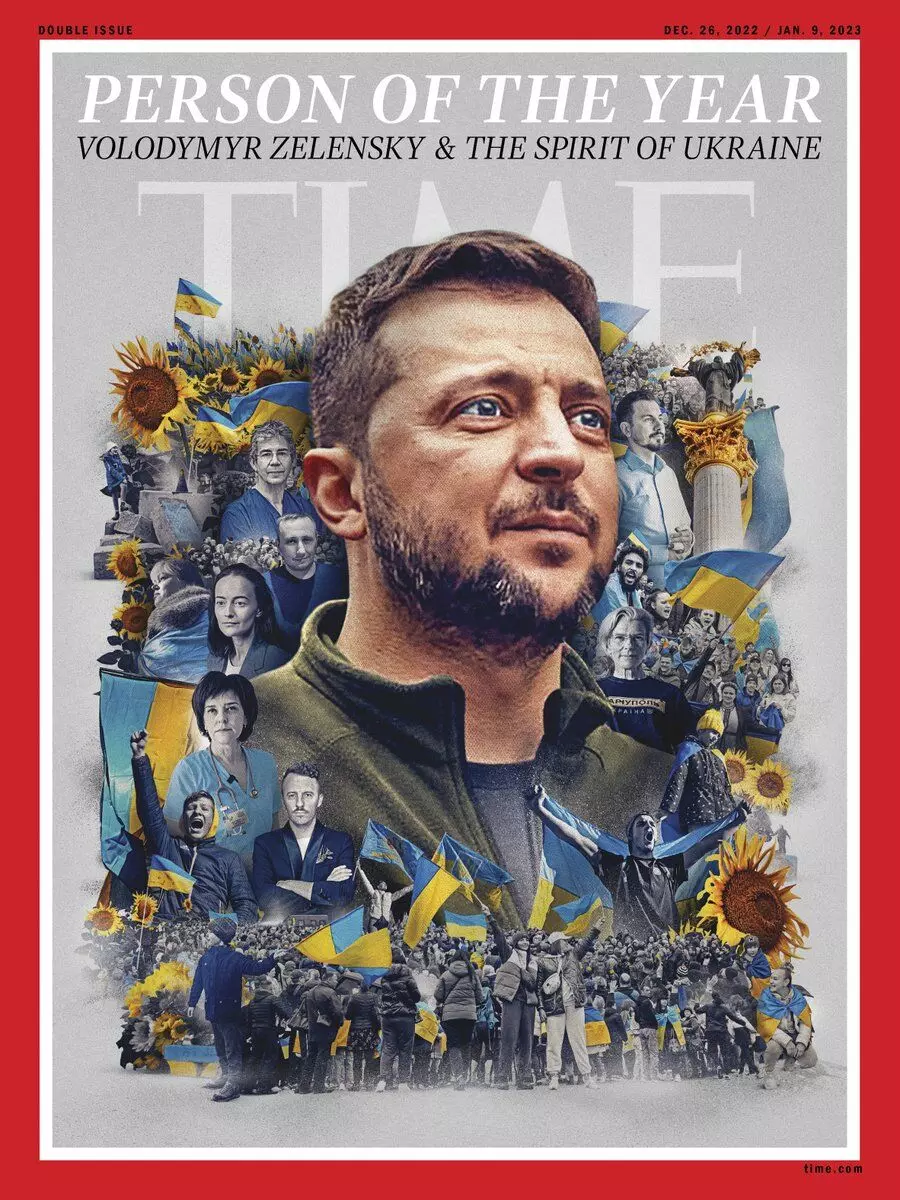 Time magazine names spirit of Ukraine the Person of the Year