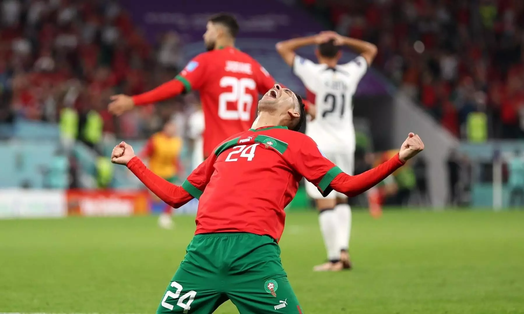Morocco enters FIFA semis; defeats mighty Portugal 1-0
