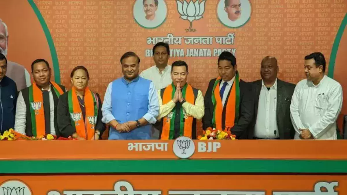 Four MLAs from Meghalaya join BJP
