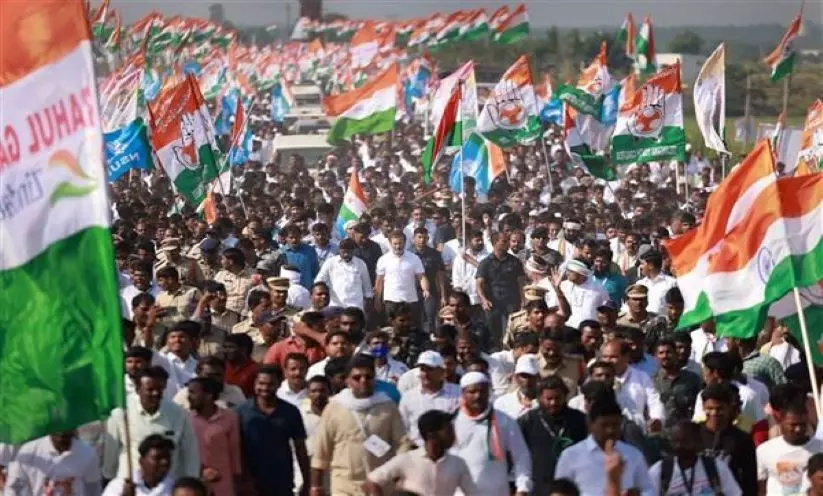 Congress calls for Rahul Gandhis safety citing security breaches in Bharat Jodo Yatra