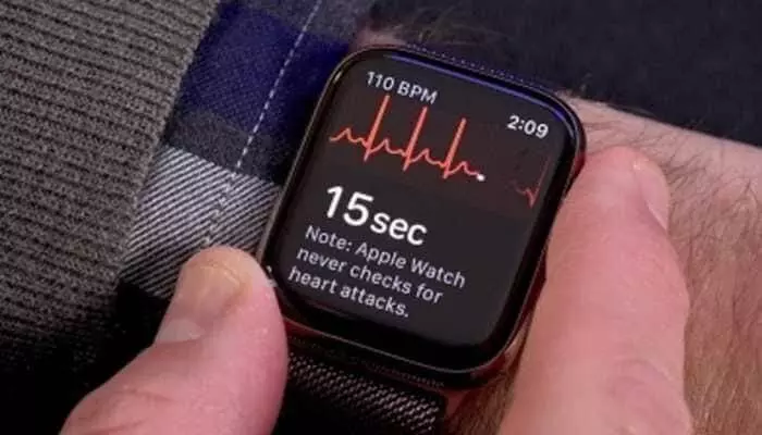 Apple Watch reportedly saves womans life; warns her of heart issue