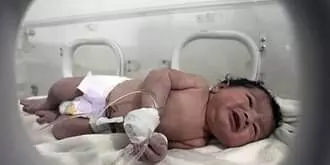 Syrian baby rescued from Earthquake rubble in good health