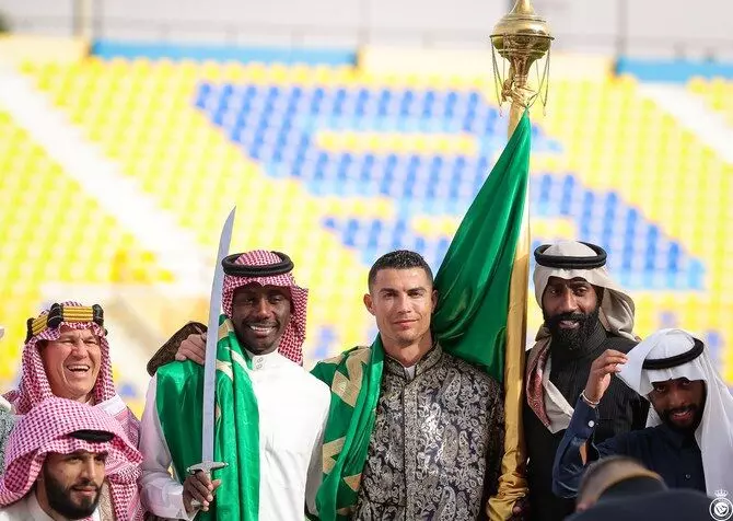 Ronaldo celebrates Saudi Founding Day with Al-Nassr teammates
