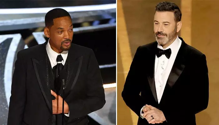 A lot of Jimmy Kimmels Will Smith jokes were removed from Oscars evening