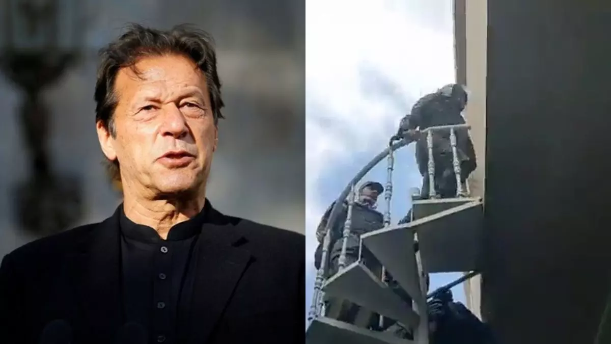 Amid political drama, Pak police break into Imran Khans home hours after he heads to court