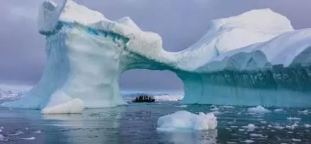 Antartic ice