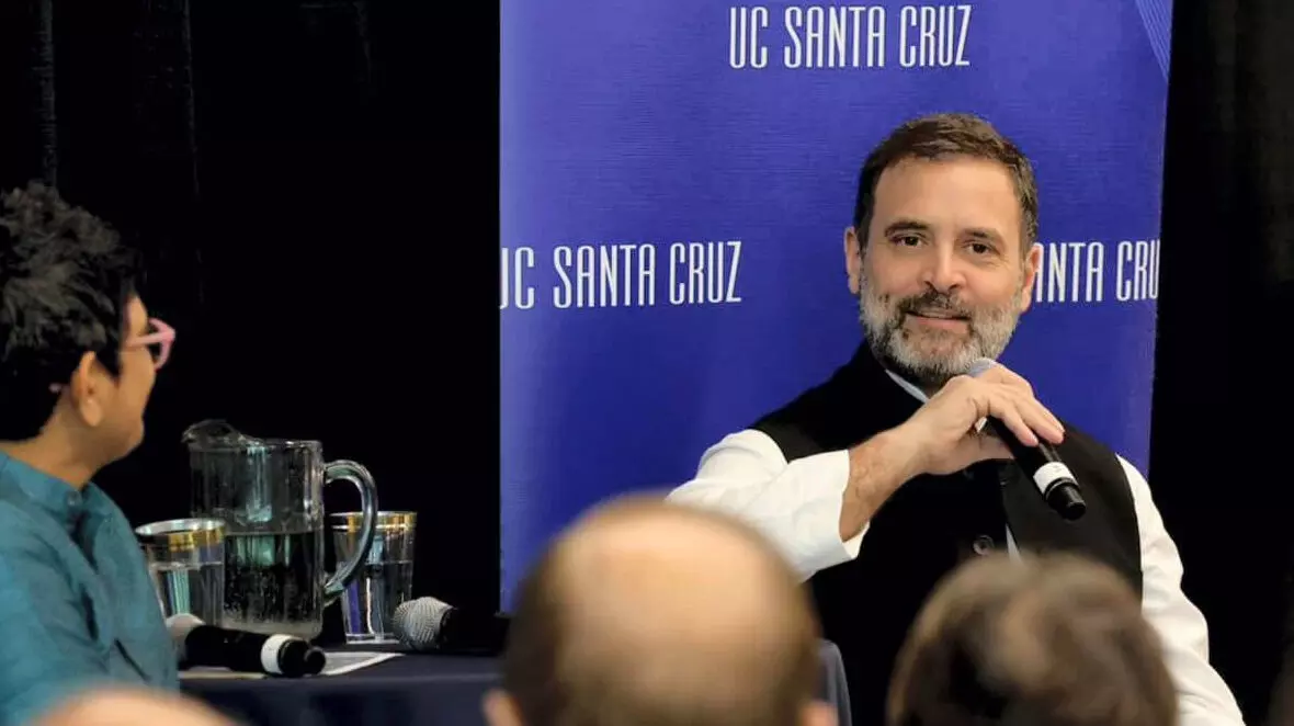 I presume my iPhone is being tapped: Rahul Gandhi at event in US