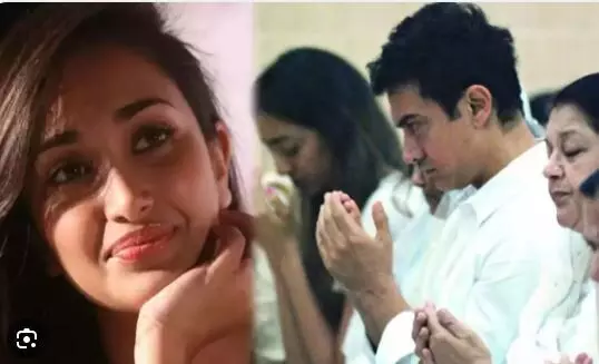 Was there a step-sister connection between Jiah Khan and Aamir Khan?