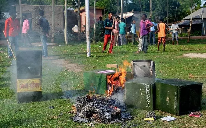 WB panchayat elections: death toll climbs to 12 in poll violence as TMC, Oppn exchange blame