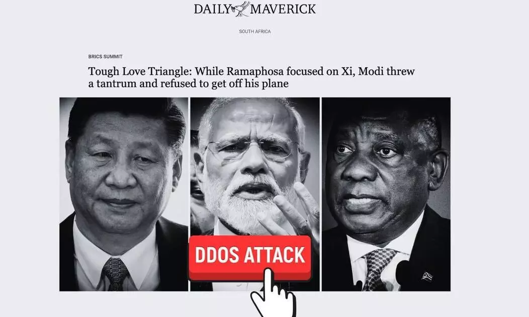 Website claims cyber-attack from India over report critical on PM Modi’s behaviour for not getting due reception in South Africa