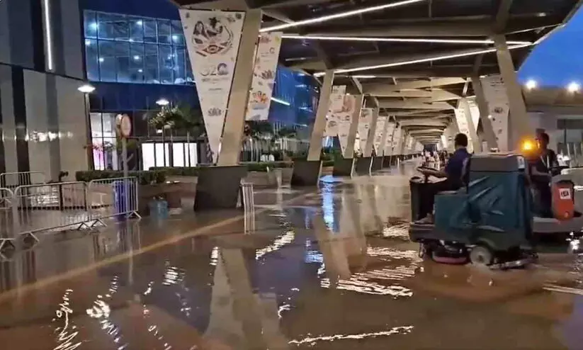Cong slams govt after visuals of waterlogged G20 venue went viral