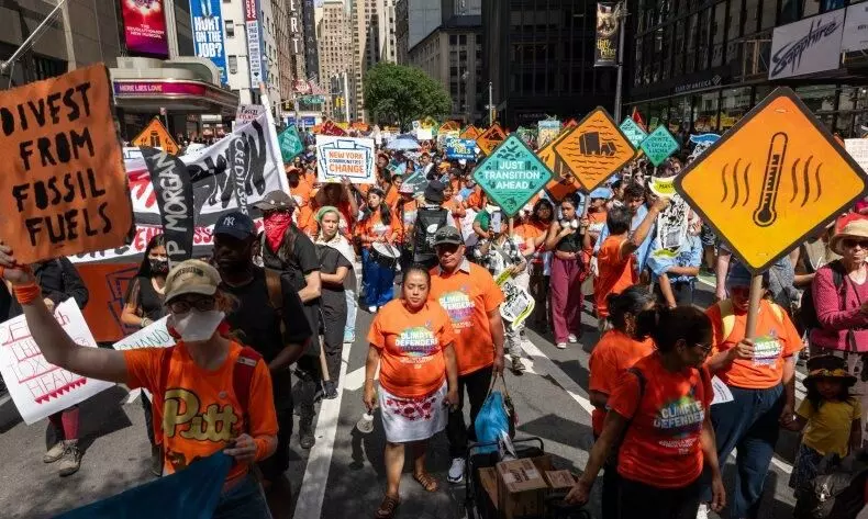 NYC climate march