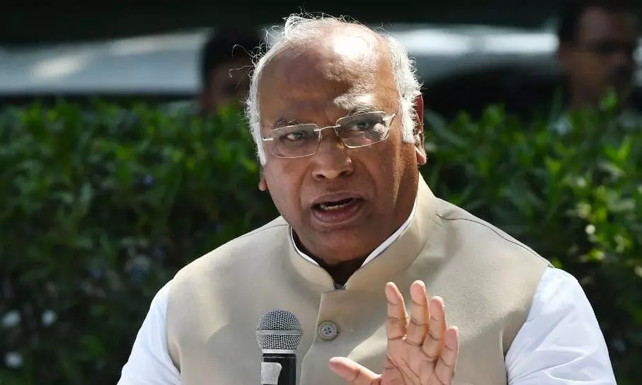Kharge tells RS flood & drought-hit states deprived of funds