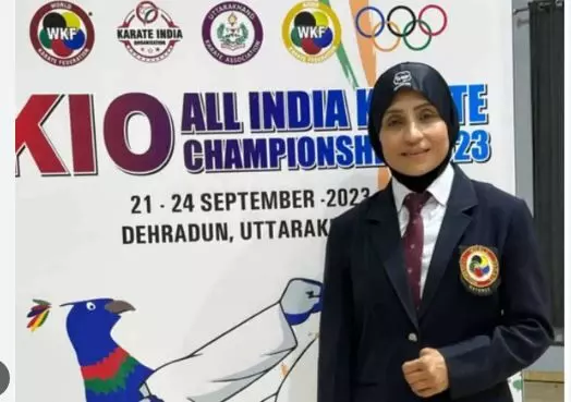 Hijab-clad Karate maestro Shaheen Akhtar becomes first female officiating referee at Hangzhou Asian Games