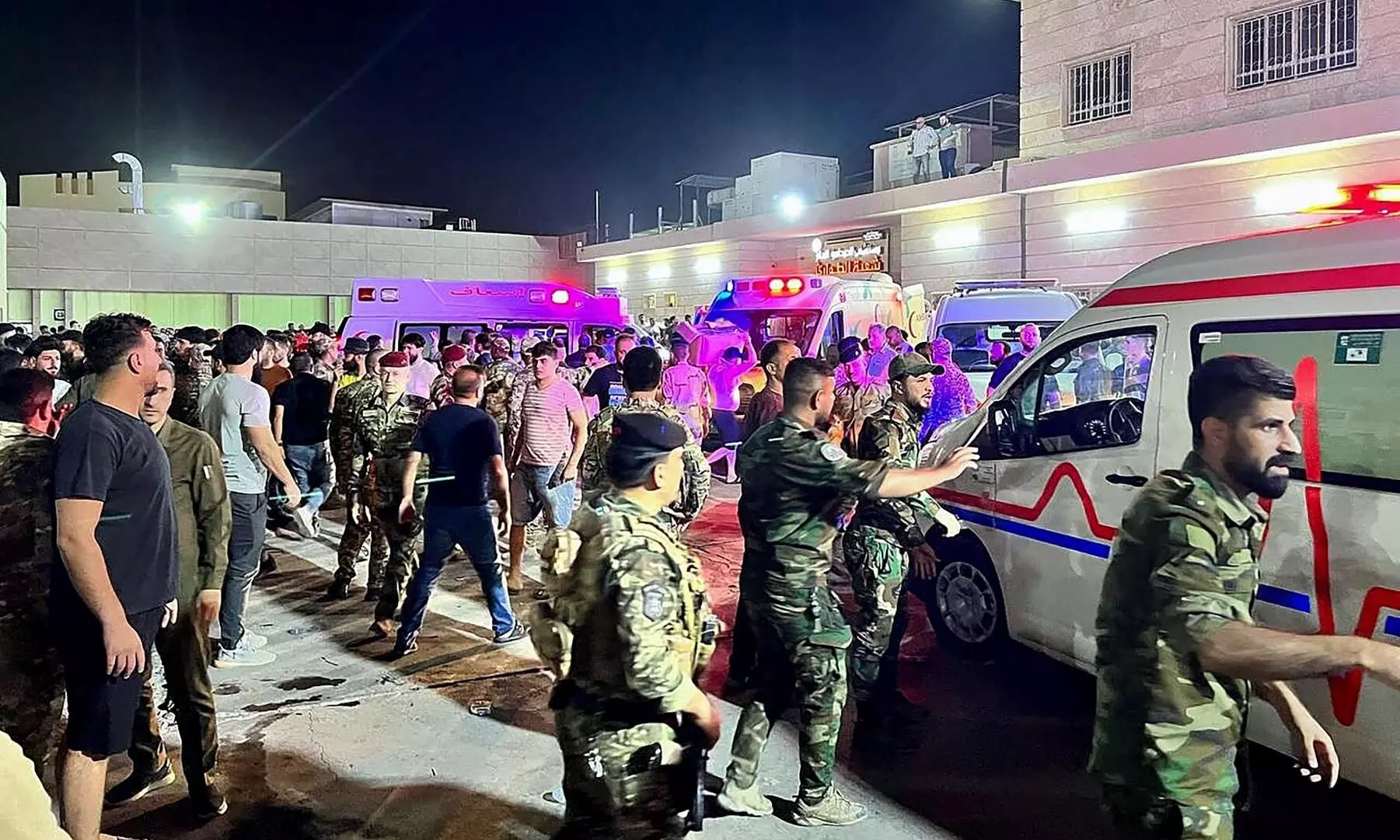 Over 100 killed, 150 injured in fire at wedding hall in Nineveh, Iraq