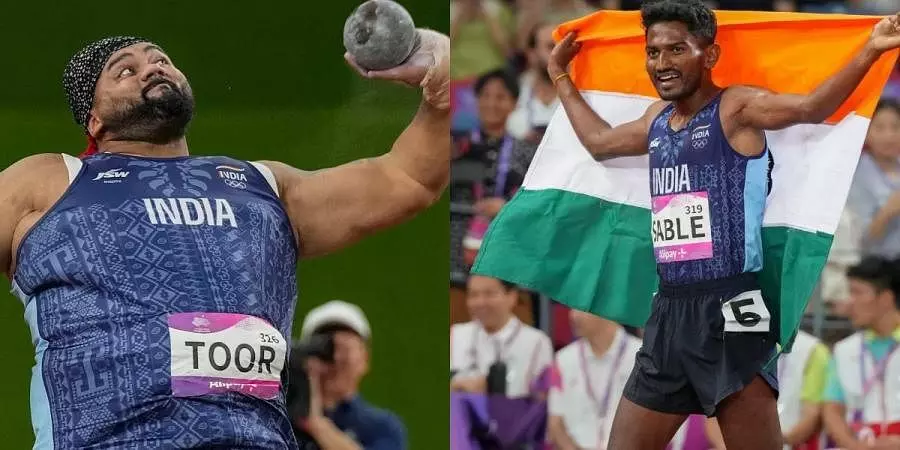 Asian Games: Toor defends shot put gold; Sable 1st Indian man to win 3000m steeplechase title