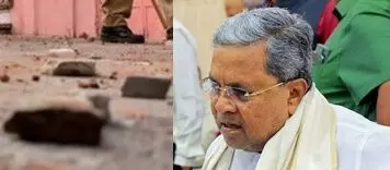 Man arrested for pelting stones at CM Siddaramaiah’s residence
