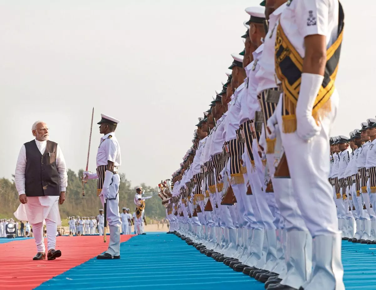 Will rename Indian Navy ranks to reflect Indian culture: PM Modi