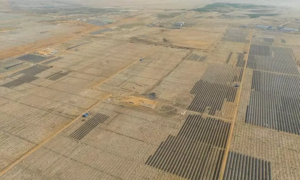 See Adanis new solar farm in 726 sq km!! Even visible from space!