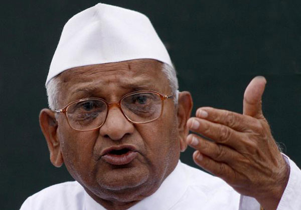 Anna Hazare to hold protest from March 23 over Lokpal