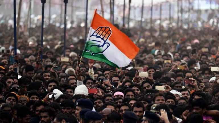 Congress pips BJP in Chhattisgarh, Rajasthan, MP; TRS takes Telangana